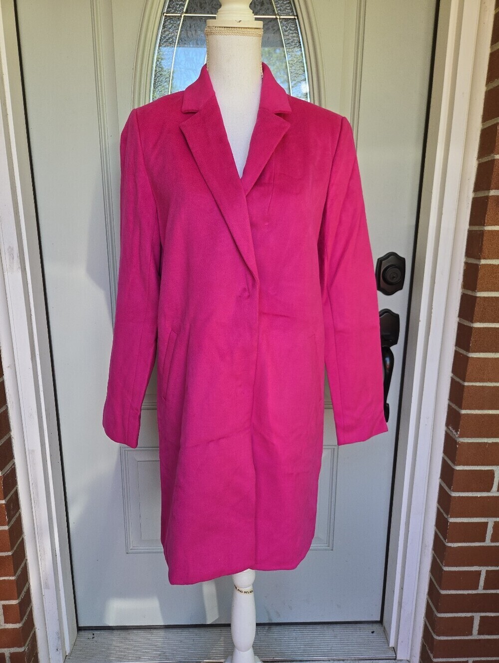 ECRU Pink Trench Coat
